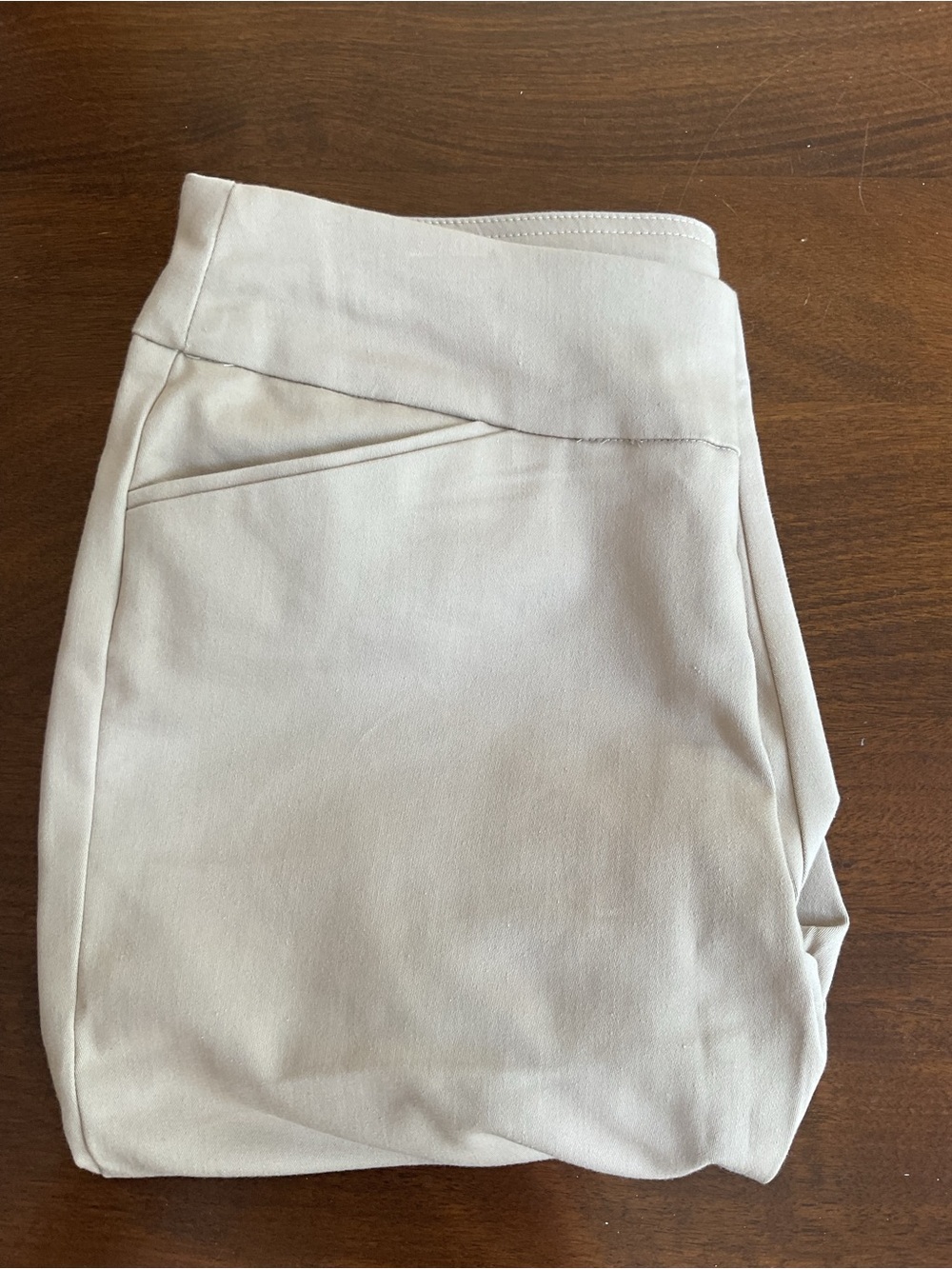 croft & barrow Women's Cream Stretch Skimmer Length Capris